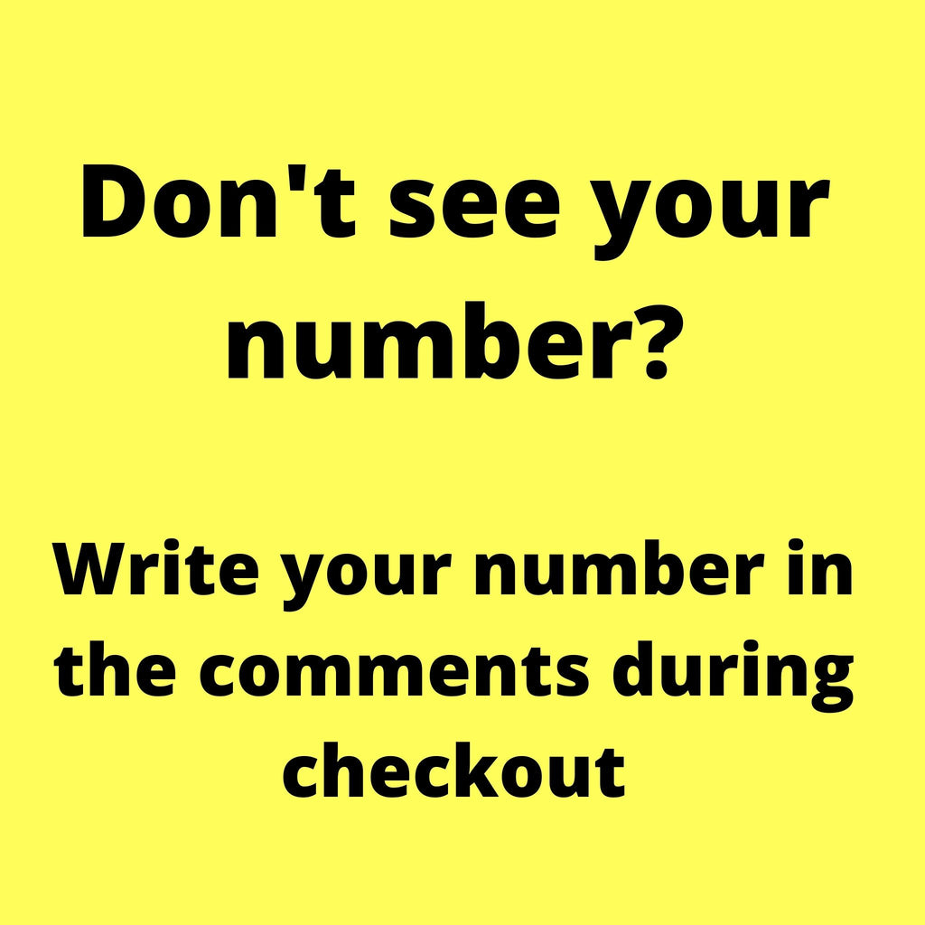 Cap Number Goggle Tags