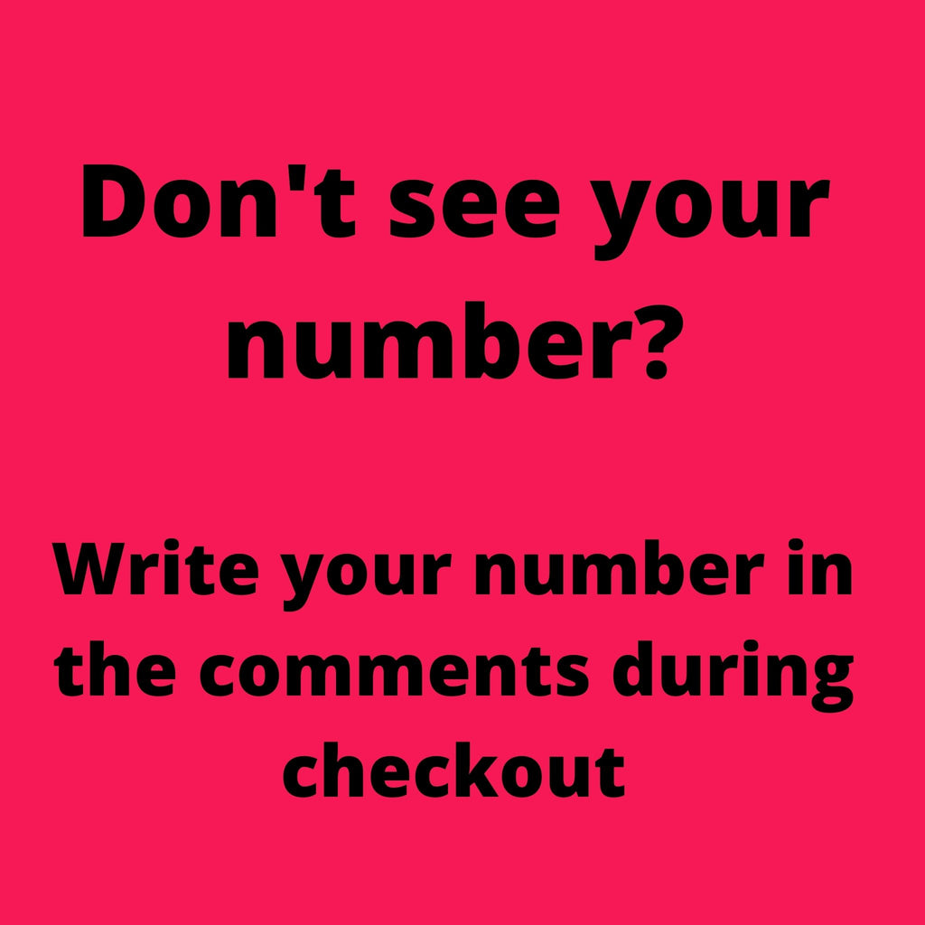 Cap Number Goggle Tags