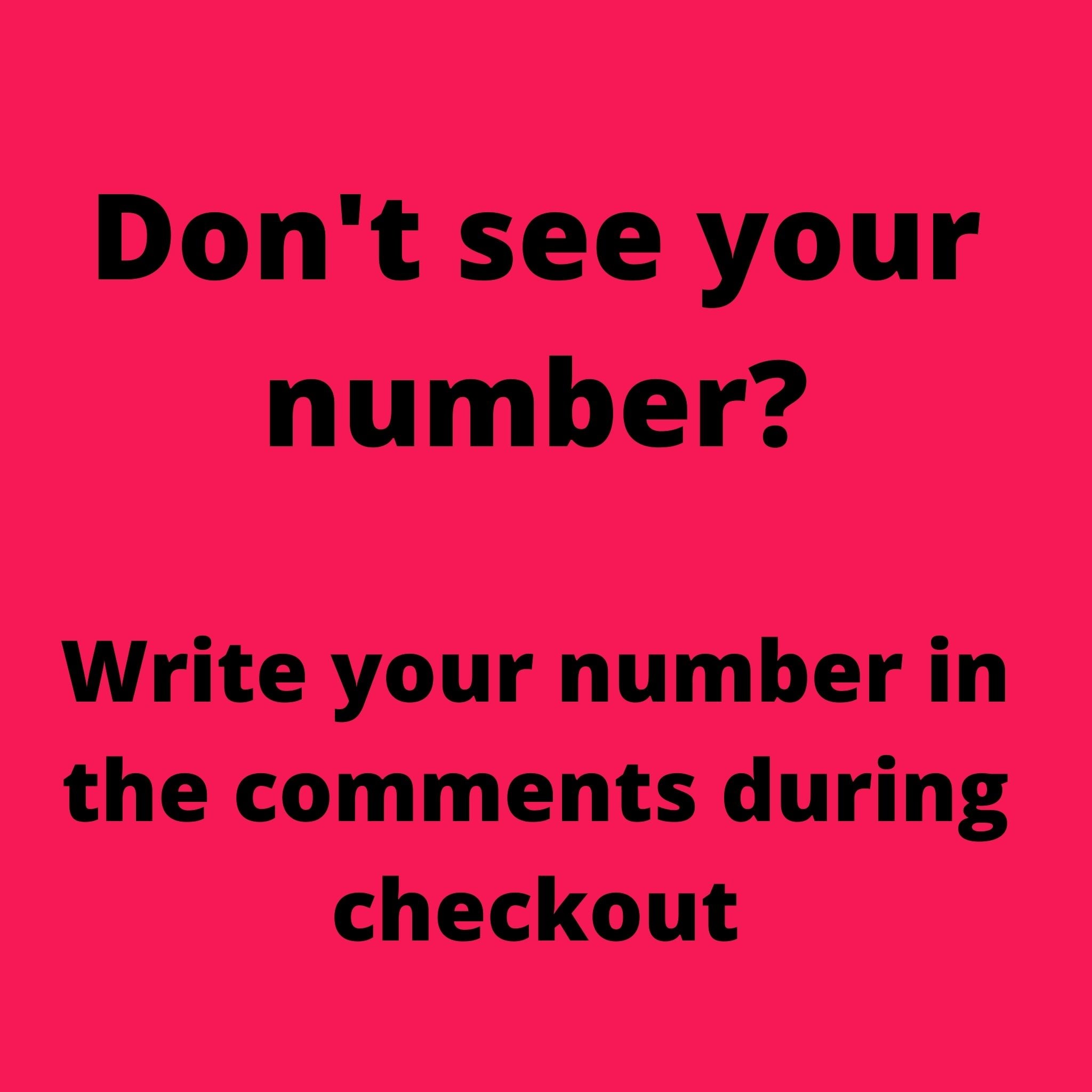 Cap Number Goggle Tags