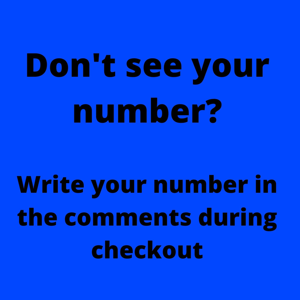 Cap Number Goggle Tags