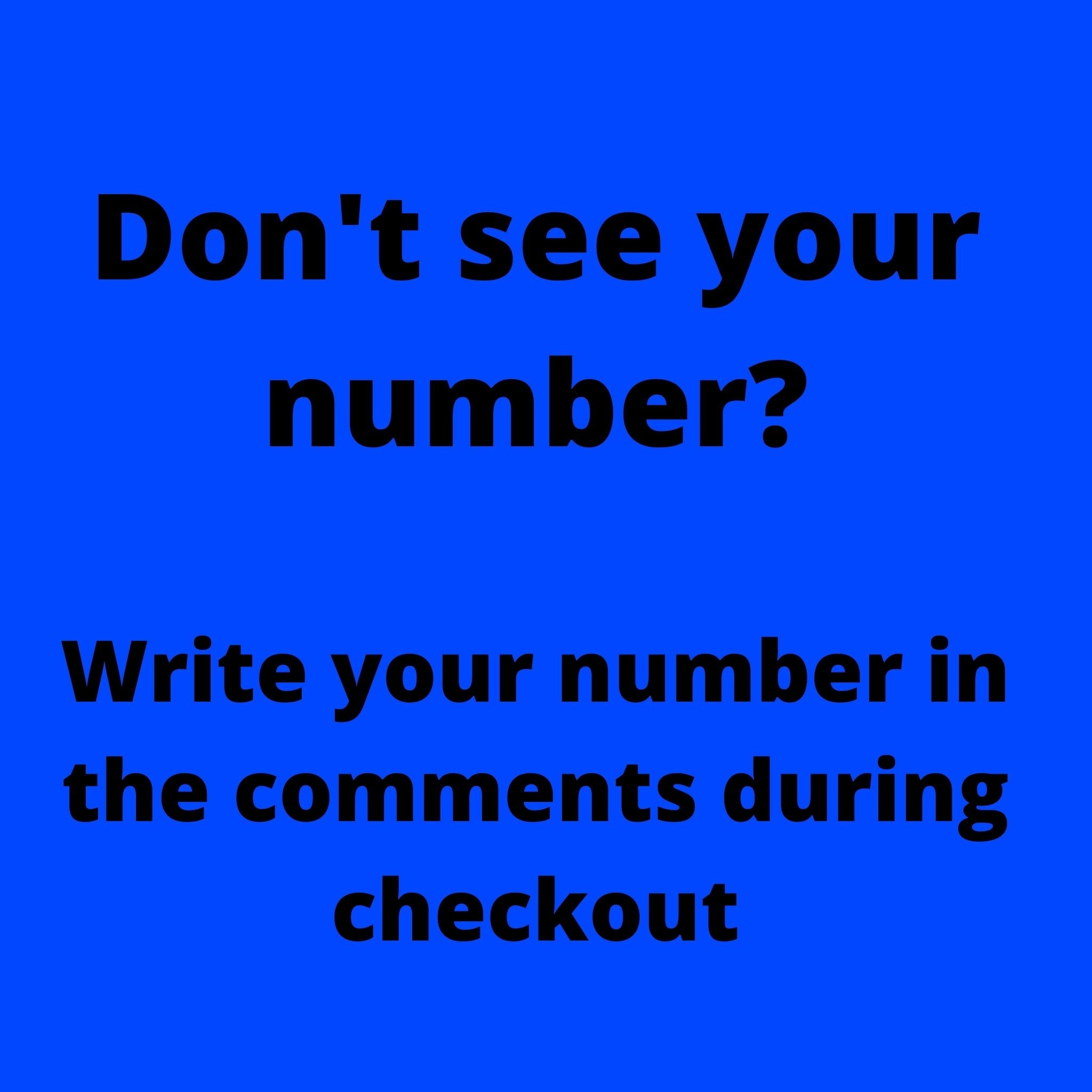 Cap Number Goggle Tags