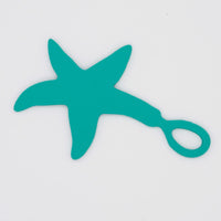 Starfish starfish shaped Swim Loops goggle tag to label swim goggles