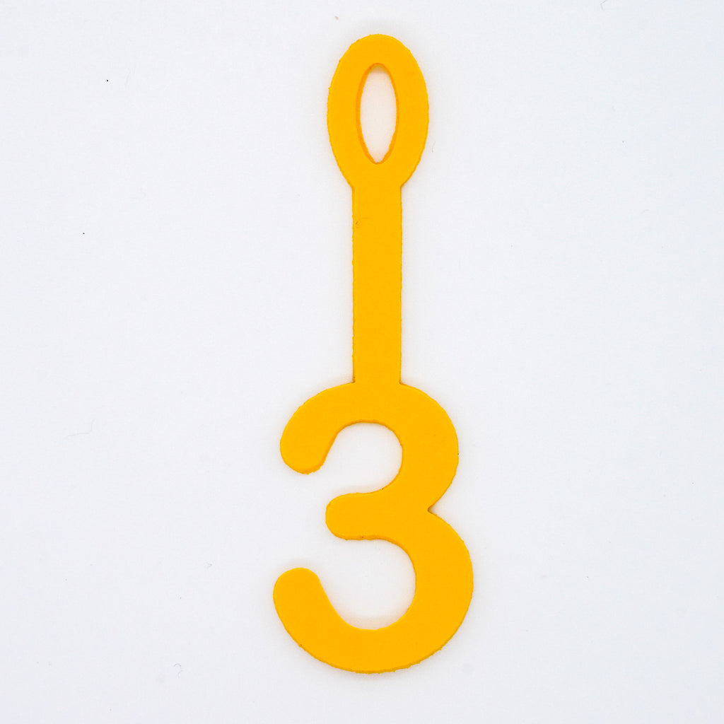 Cap Number Goggle Tags