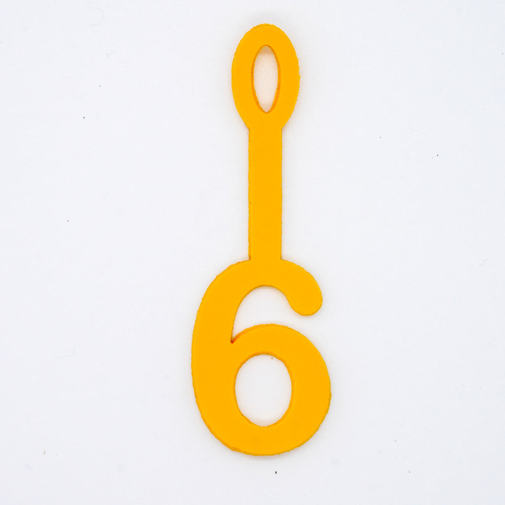 Cap Number Goggle Tags