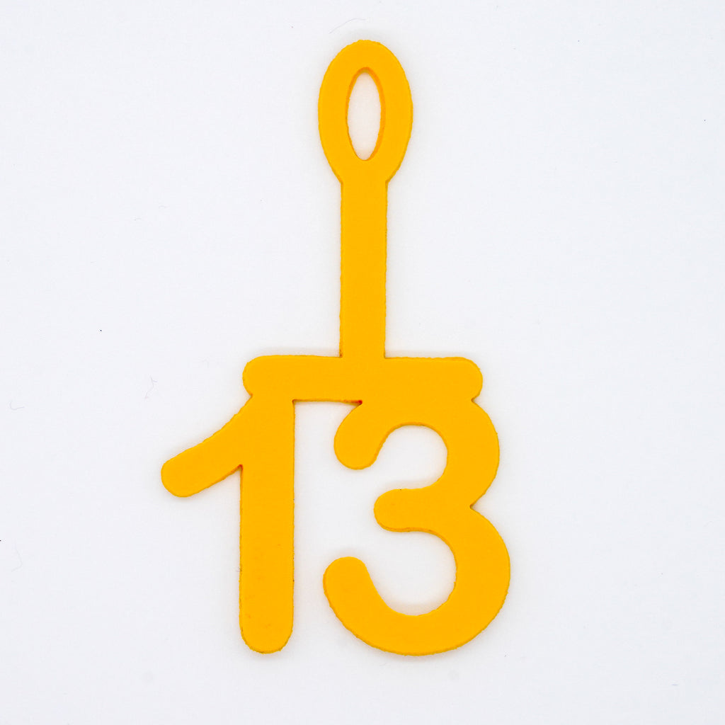 Cap Number Goggle Tags