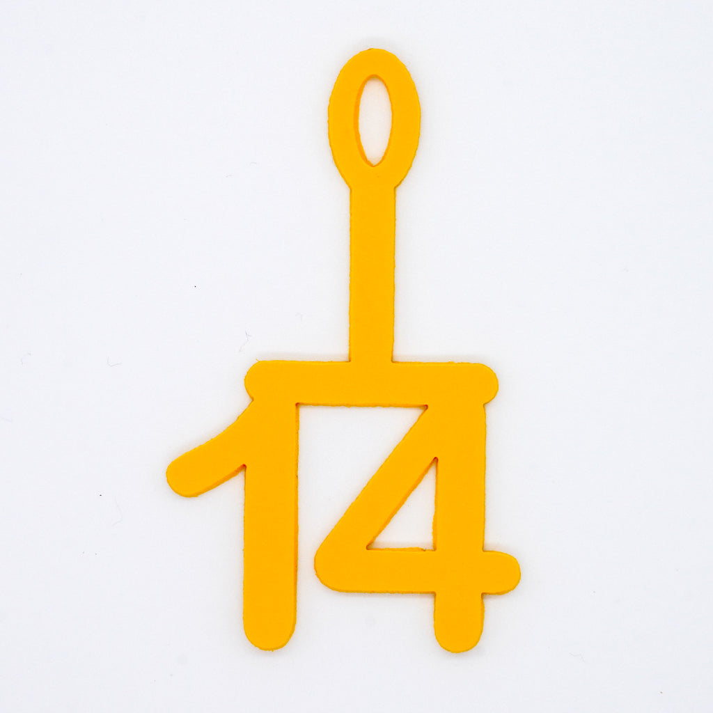 Cap Number Goggle Tags