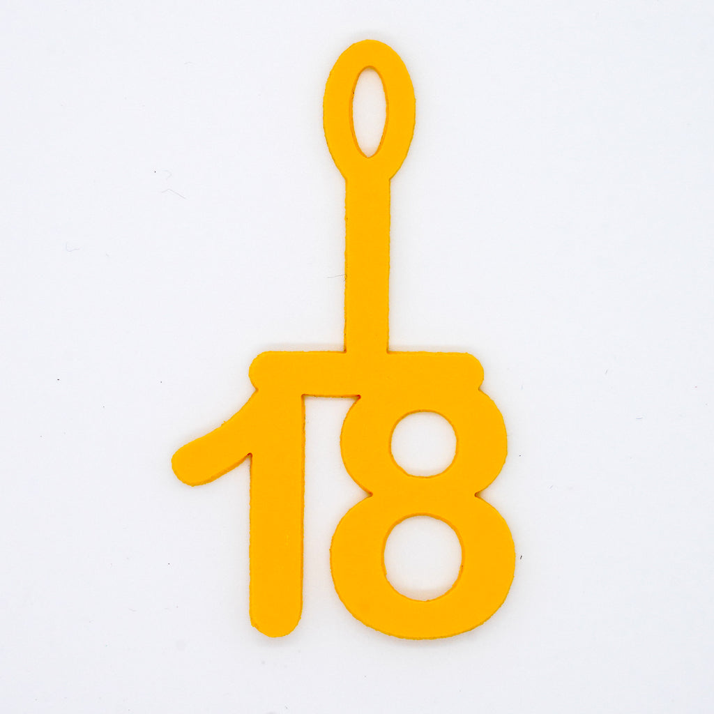 Cap Number Goggle Tags