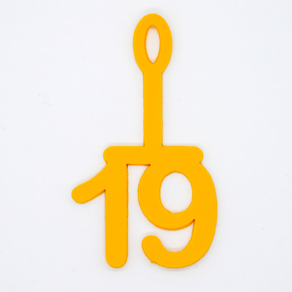 Cap Number Goggle Tags