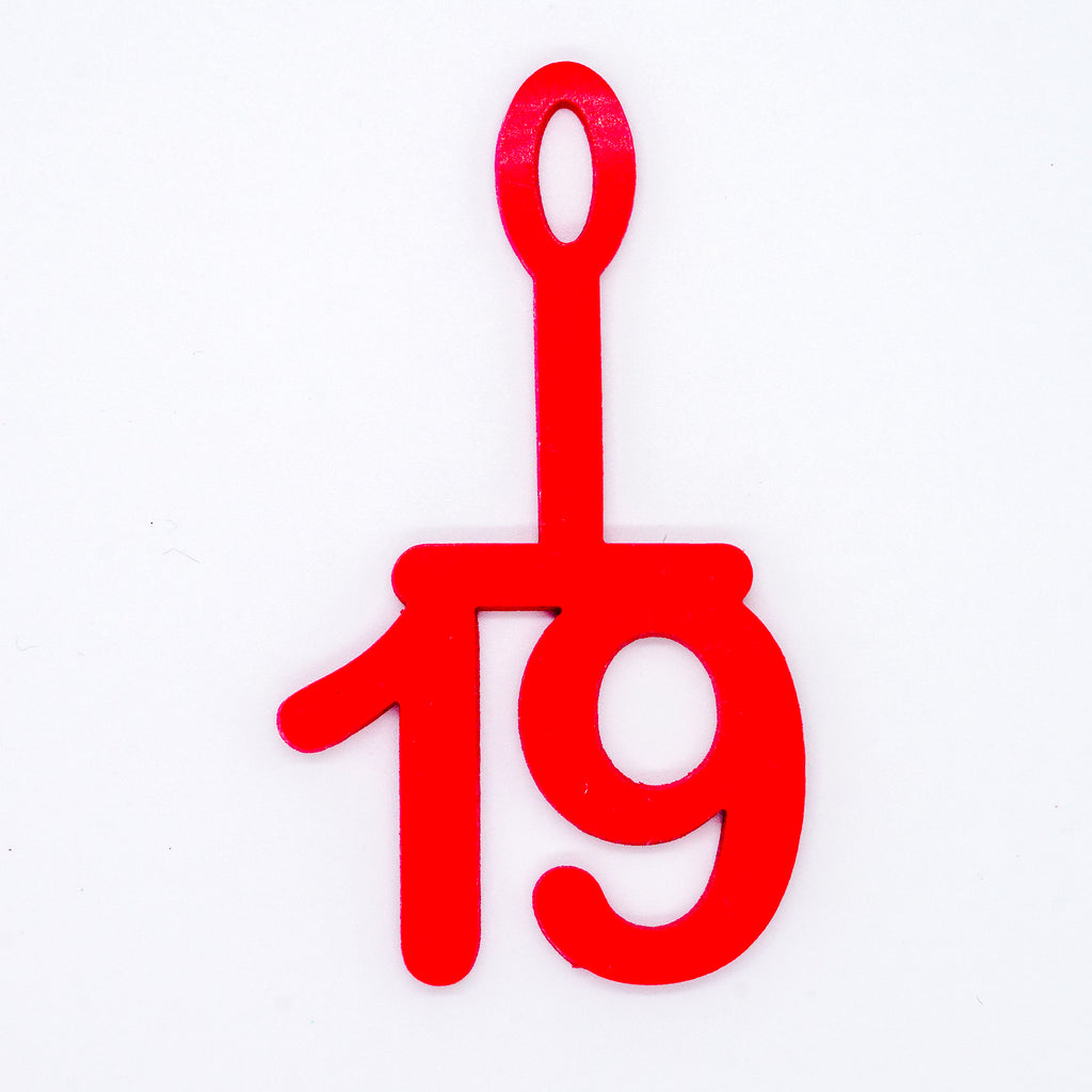 Cap Number Goggle Tags