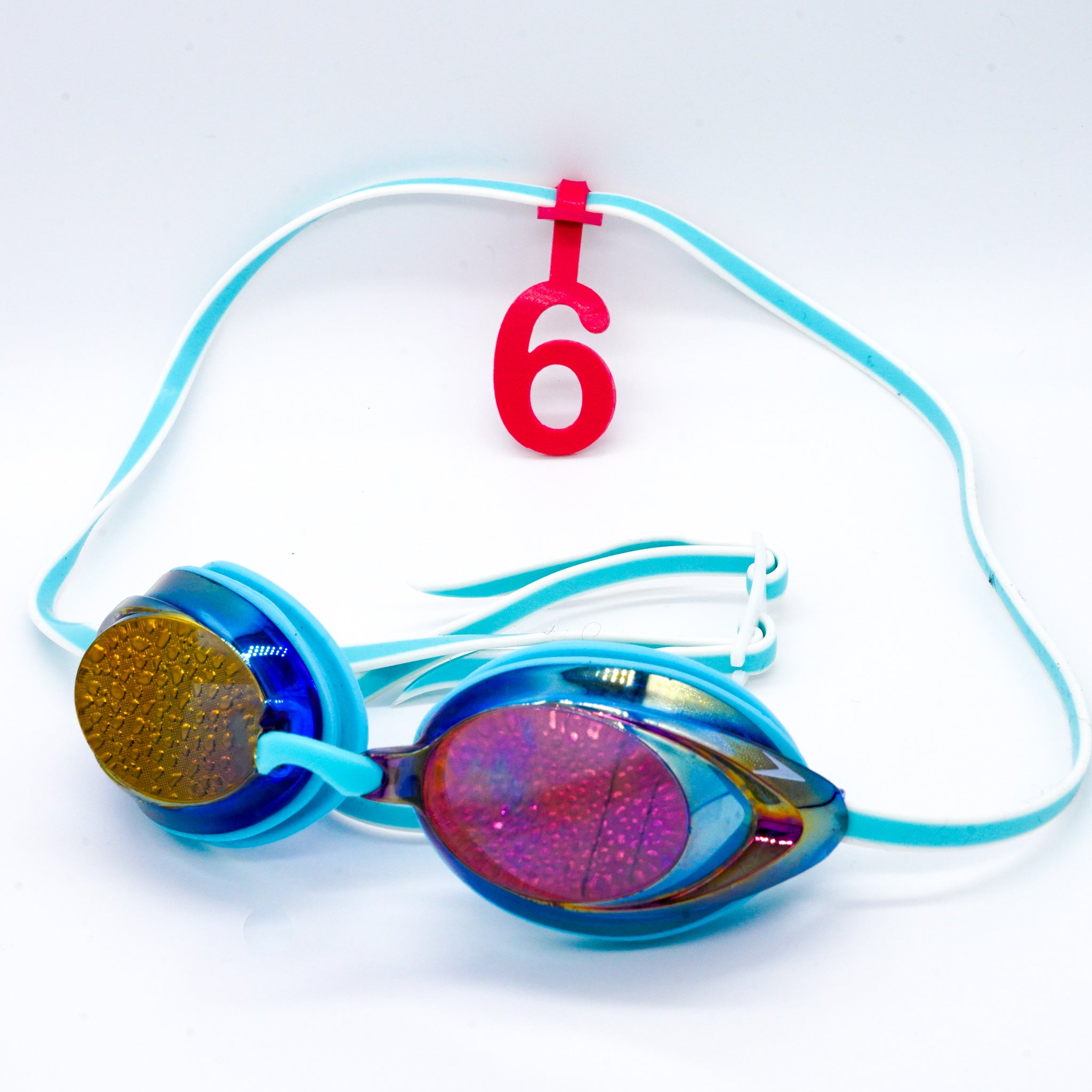 Cap Number Goggle Tags – Swim Loops