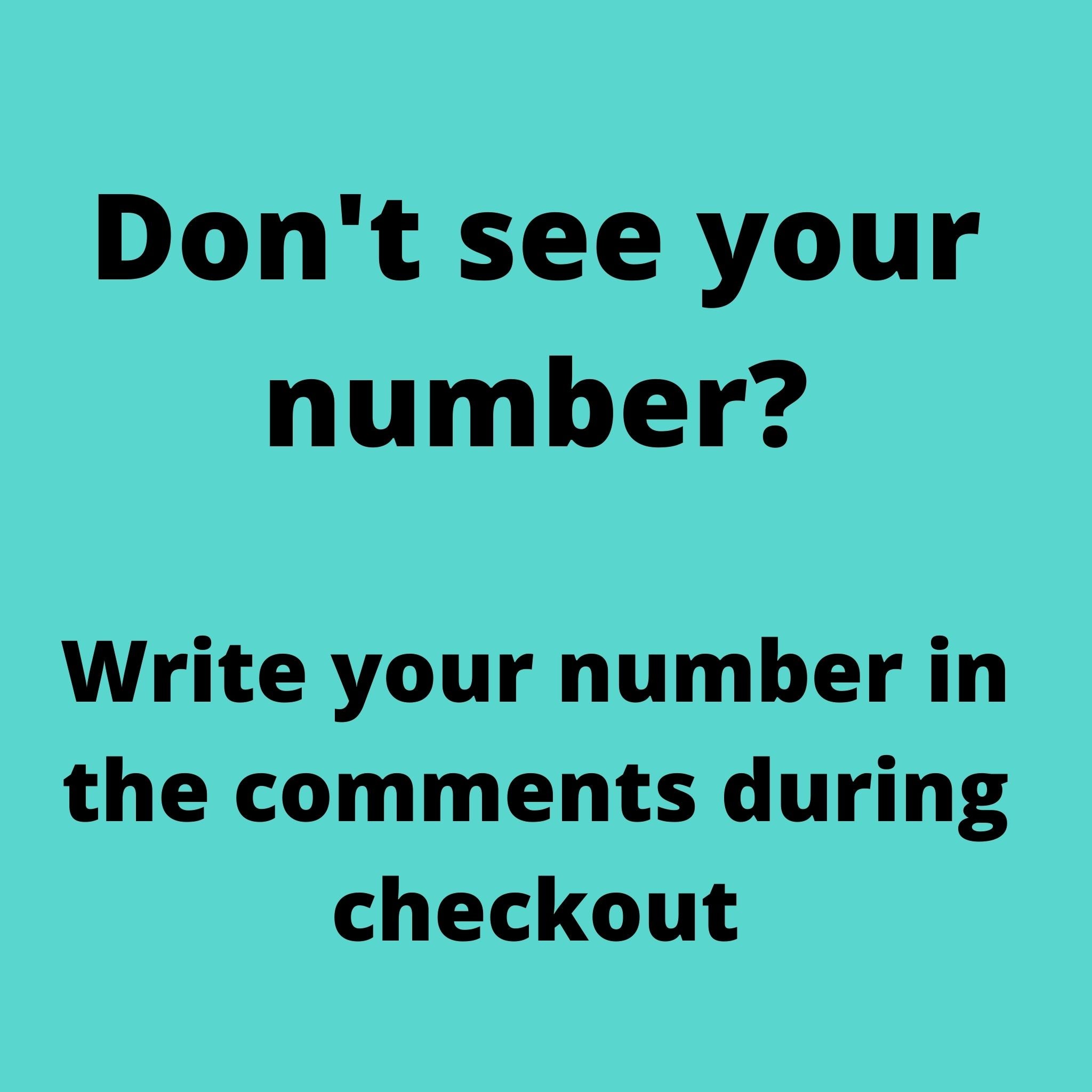 Cap Number Goggle Tags